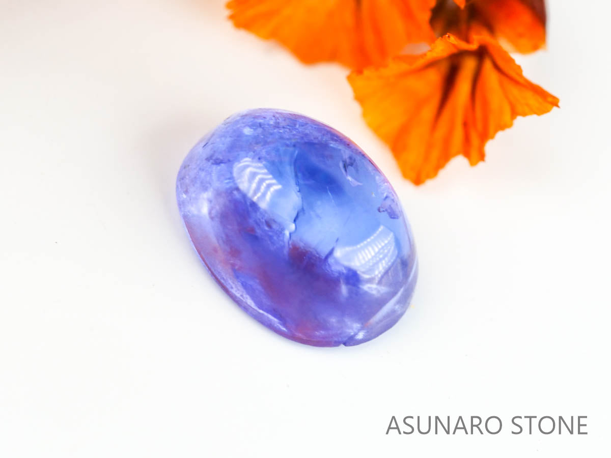 ゾイサイト（タンザナイト）  カボション　タンザニア産　　0.73ct【230629-1710】