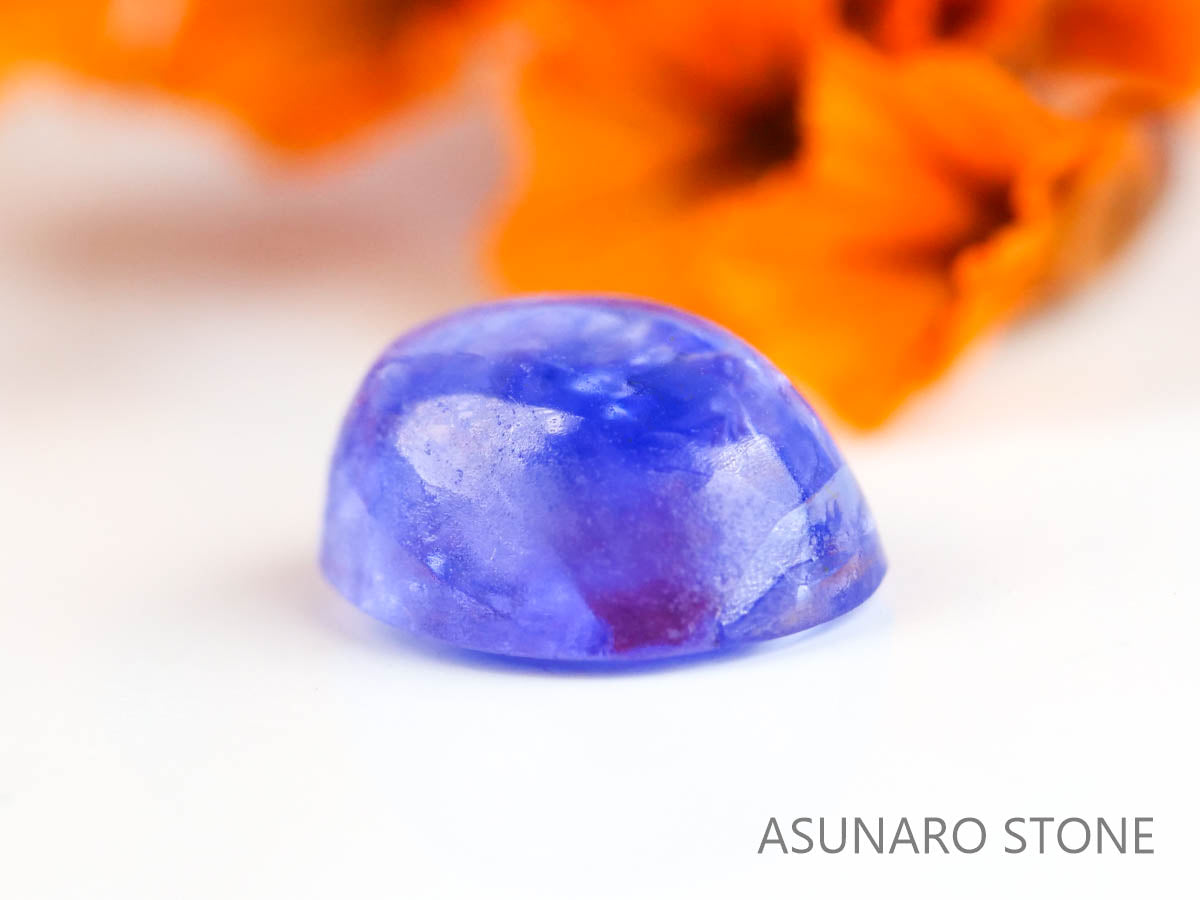 ゾイサイト（タンザナイト）  カボション　タンザニア産　　0.73ct【230629-1710】