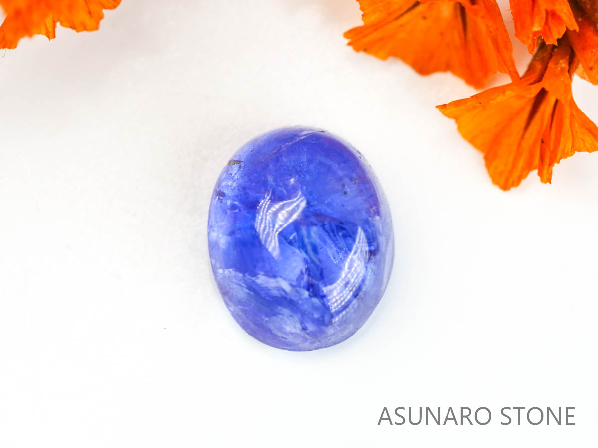 ゾイサイト（タンザナイト）  カボション　タンザニア産　　0.79ct【230629-1711】