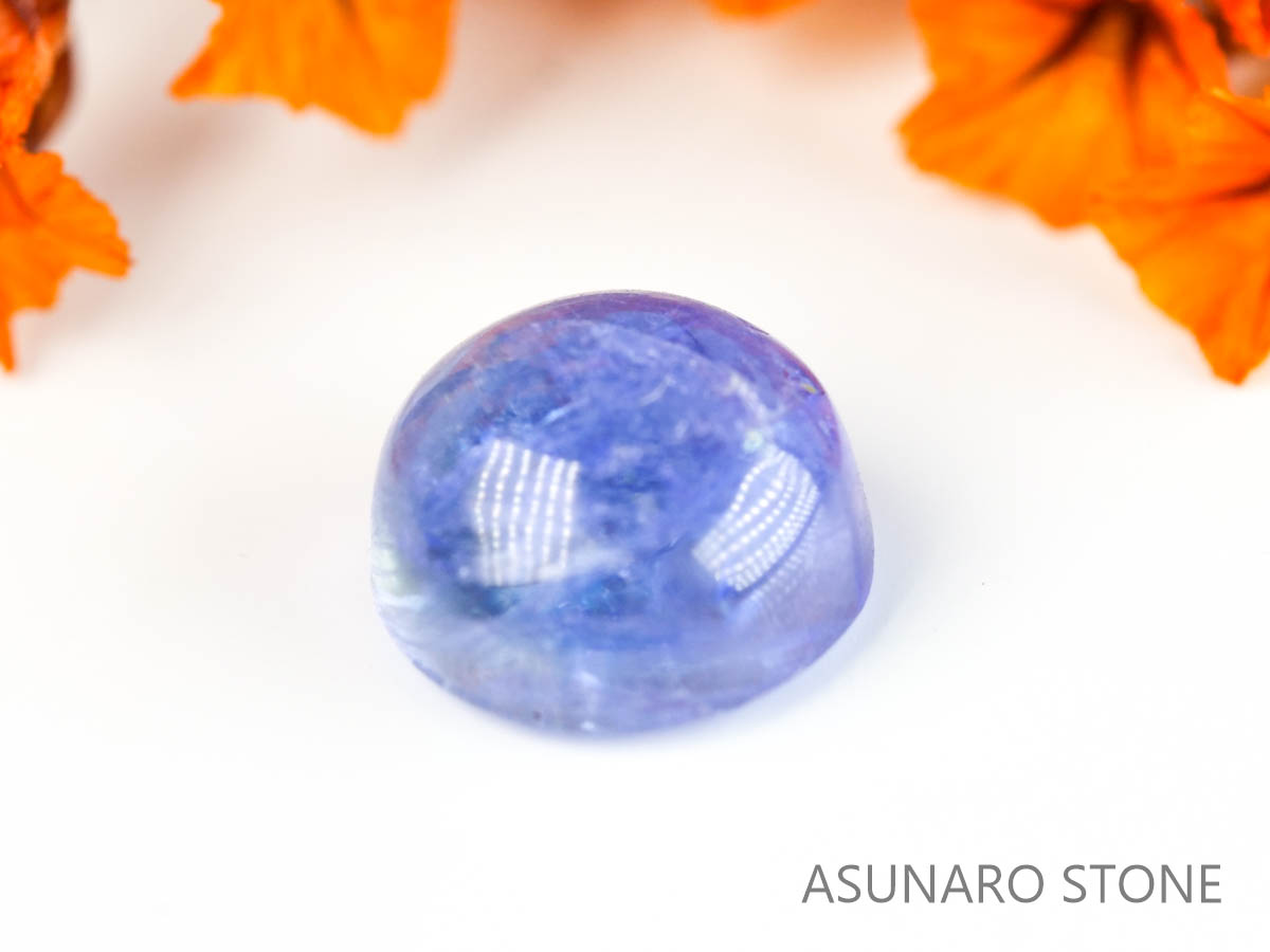 ゾイサイト（タンザナイト）  カボション　タンザニア産　　1.44ct【230629-1712】