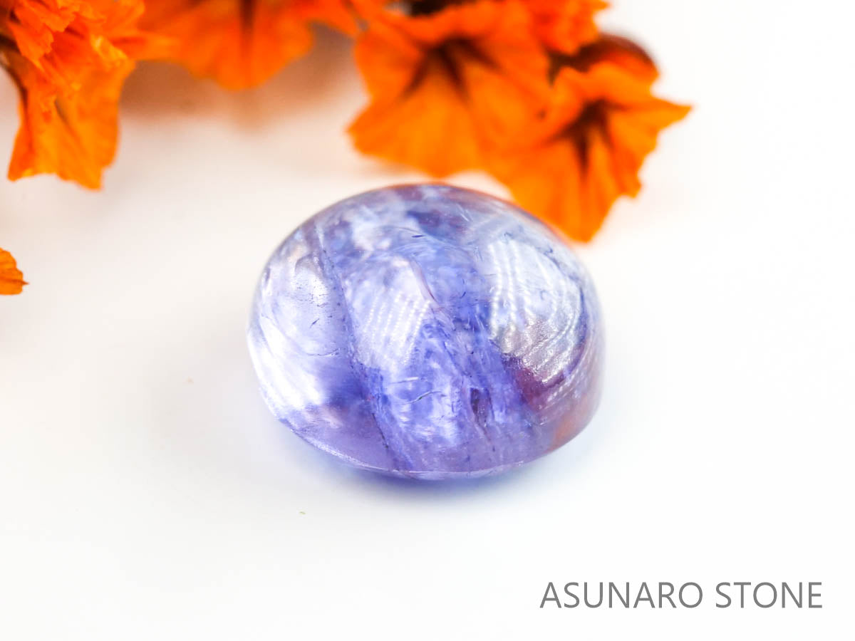 ゾイサイト（タンザナイト） カボション タンザニア産 2.76ct【230629