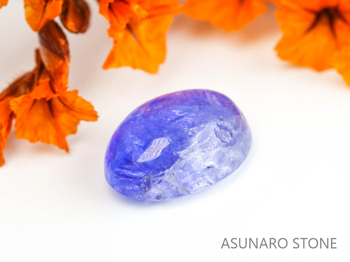 ゾイサイト（タンザナイト）  カボション　タンザニア産　　1.50ct【230629-1714】