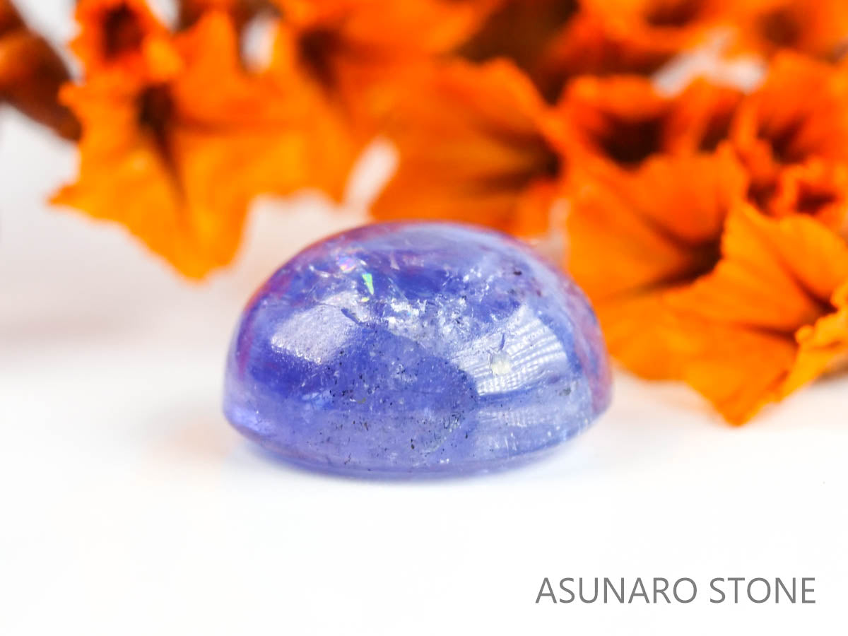 ゾイサイト（タンザナイト）  カボション　タンザニア産　　1.90ct【230629-1716】