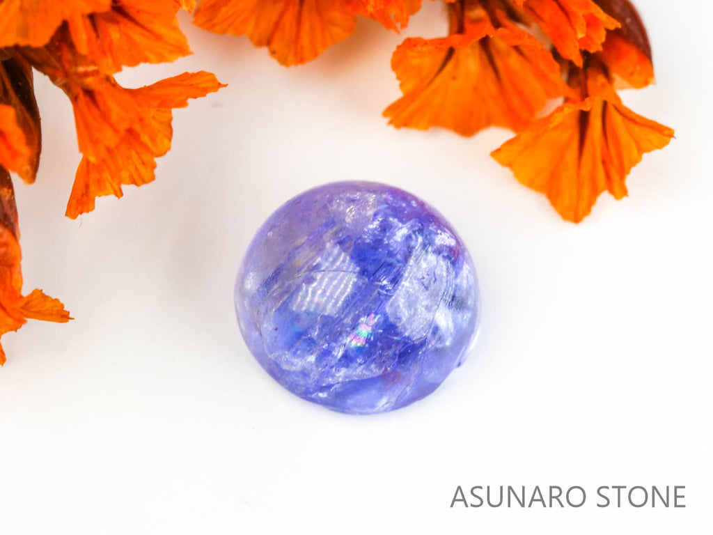 ゾイサイト（タンザナイト）  カボション　タンザニア産　　1.28ct【230629-1717】