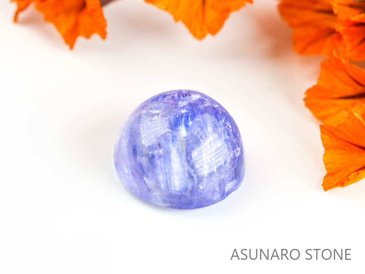 ゾイサイト（タンザナイト）  カボション　タンザニア産　　1.28ct【230629-1717】