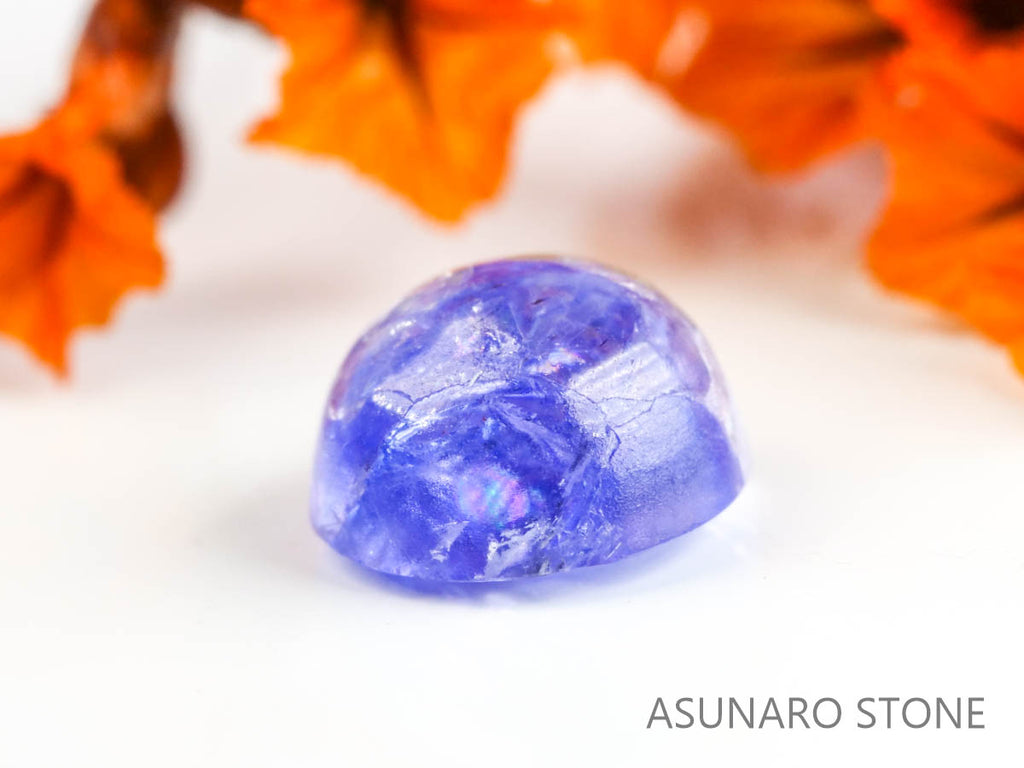 ゾイサイト（タンザナイト）  カボション　タンザニア産　　1.28ct【230629-1717】