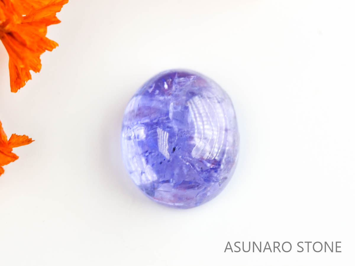 ゾイサイト（タンザナイト）  カボション　タンザニア産　　1.22ct【230629-1718】