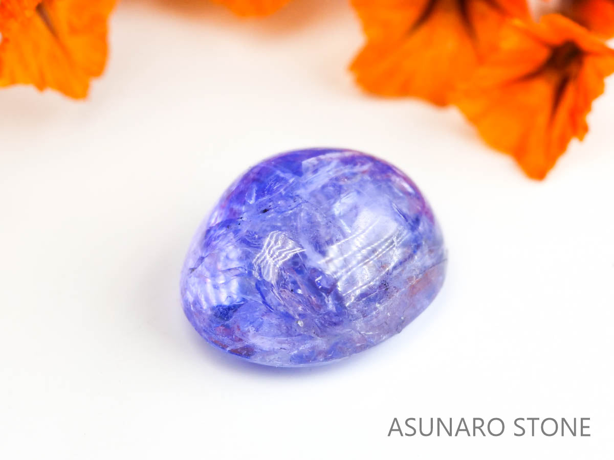 ゾイサイト（タンザナイト）  カボション　タンザニア産　　1.22ct【230629-1718】