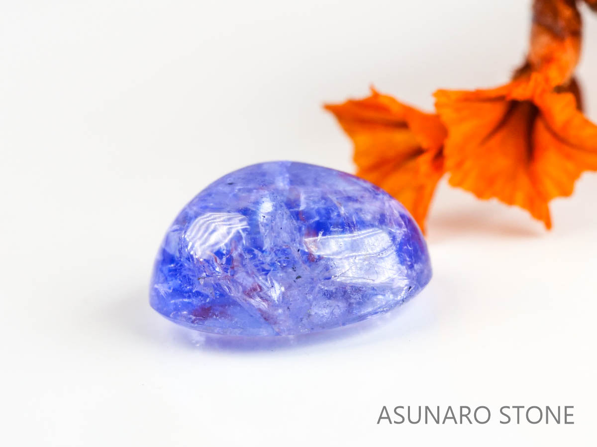 ゾイサイト（タンザナイト）  カボション　タンザニア産　　1.22ct【230629-1718】