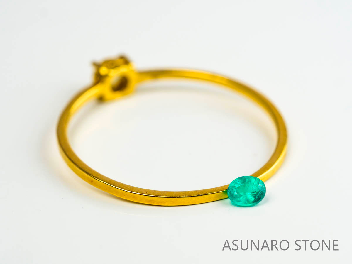 パライバトルマリン　オーバルカット 　ブラジル産　0.08ct 　  【230727-1719】