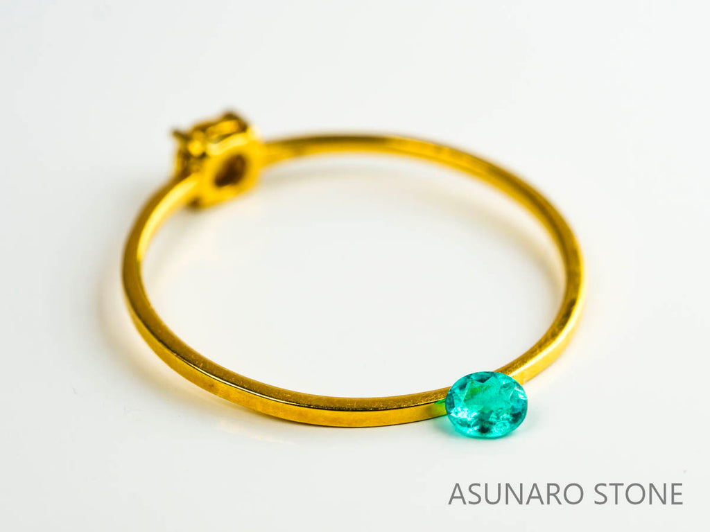 パライバトルマリン　オーバルカット 　ブラジル産　0.09ct 　  【230727-1721】