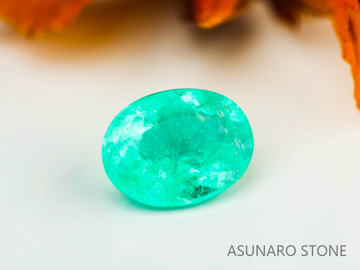 パライバトルマリン　オーバルカット 　ブラジル産　0.10ct 　  【230727-1723】