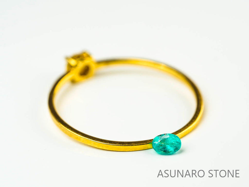 パライバトルマリン　オーバルカット 　ブラジル産　0.09ct 　  【230727-1724】