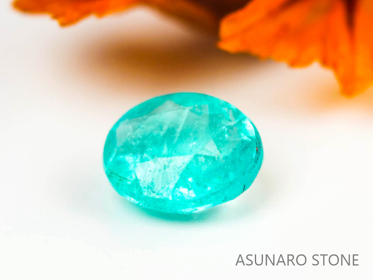 パライバトルマリン　オーバルカット 　ブラジル産　0.10ct 　  【230727-1725】