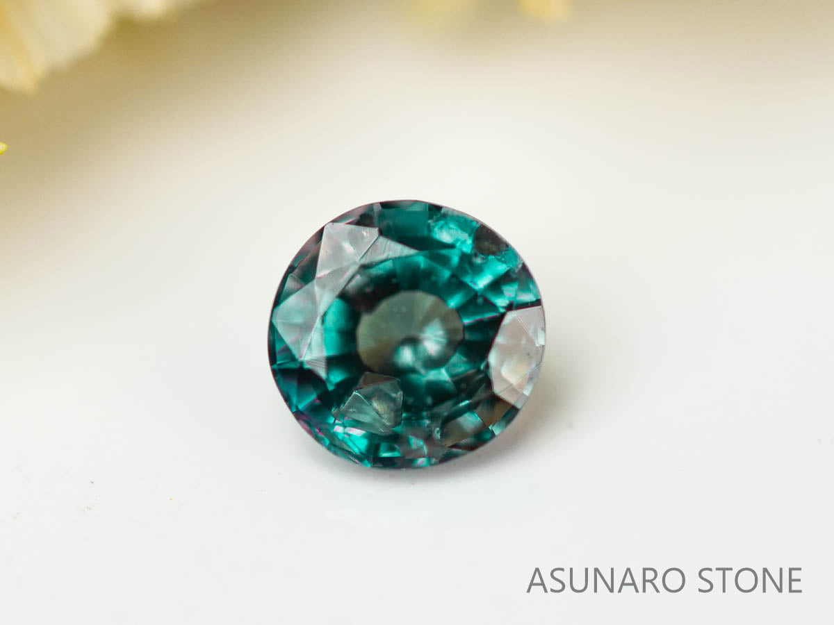 アレキサンドライト　ラウンドカット　 ブラジル産　0.13ct【230727-1733】