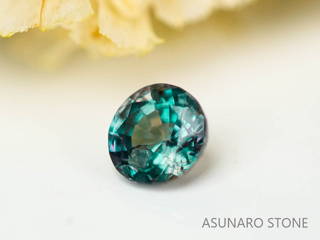 アレキサンドライト　ラウンドカット　 ブラジル産　0.13ct【230727-1733】