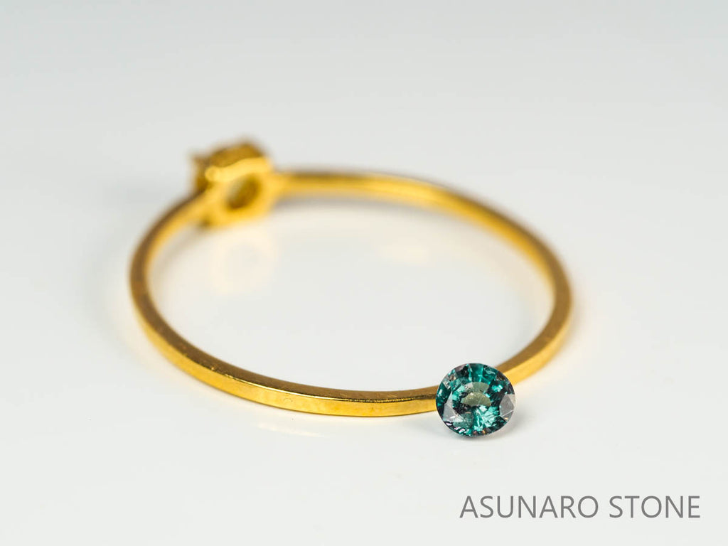 アレキサンドライト　ラウンドカット　 ブラジル産　0.13ct【230727-1733】