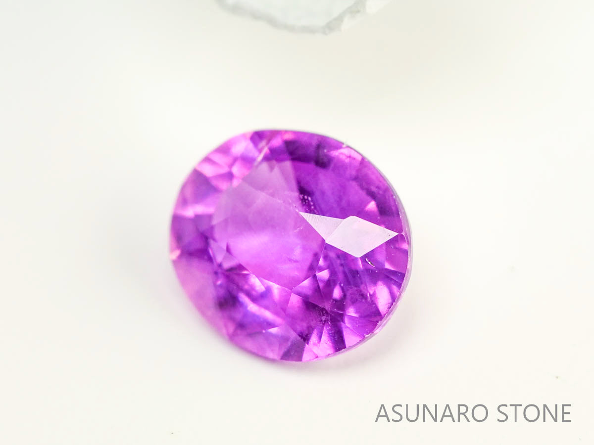 パープルサファイア 　オーバルカット　 スリランカ産　0.45ct【230703-1737】