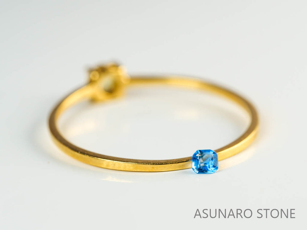 アフガナイト　アフガニスタン産　エメラルドカット　0.035ct【230628-1610】