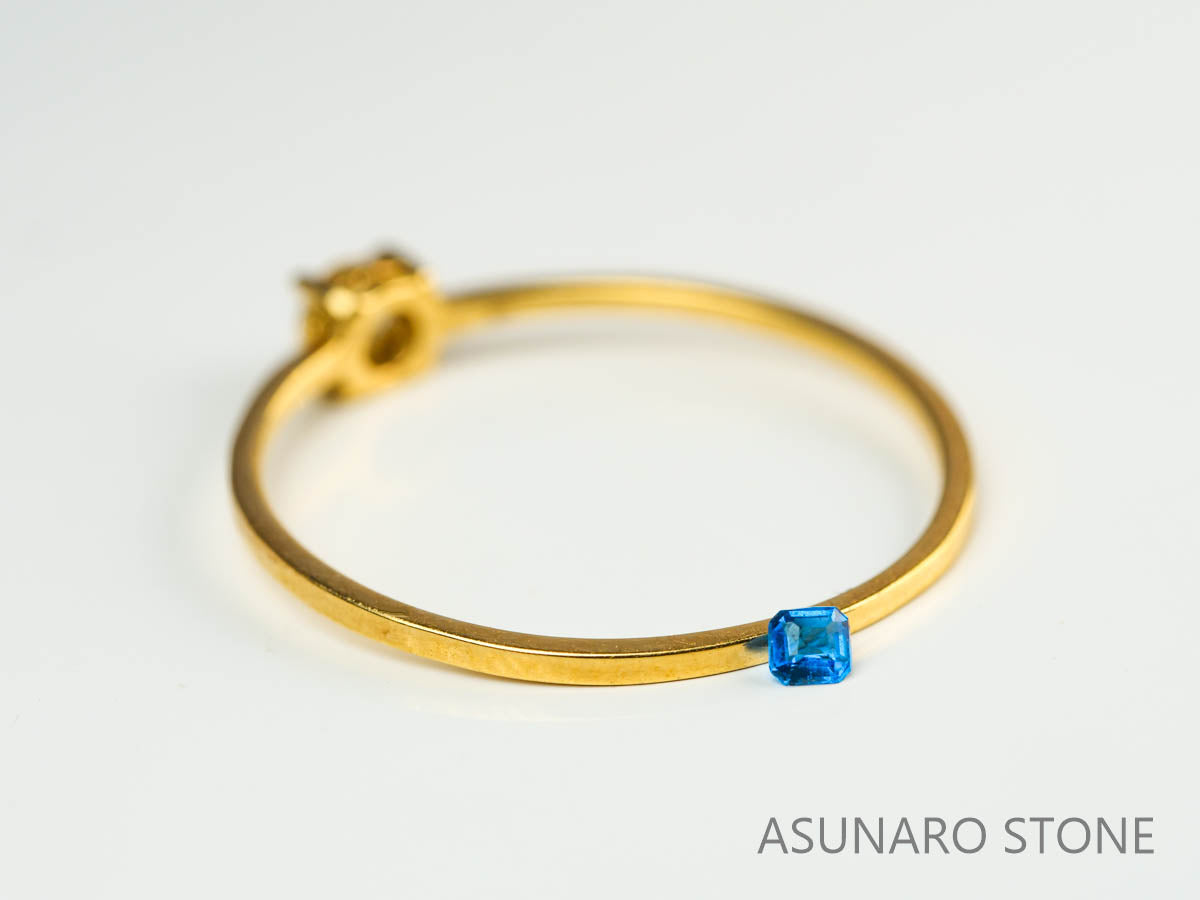 アフガナイト　アフガニスタン産　エメラルドカット　0.025ct【230628-1611】