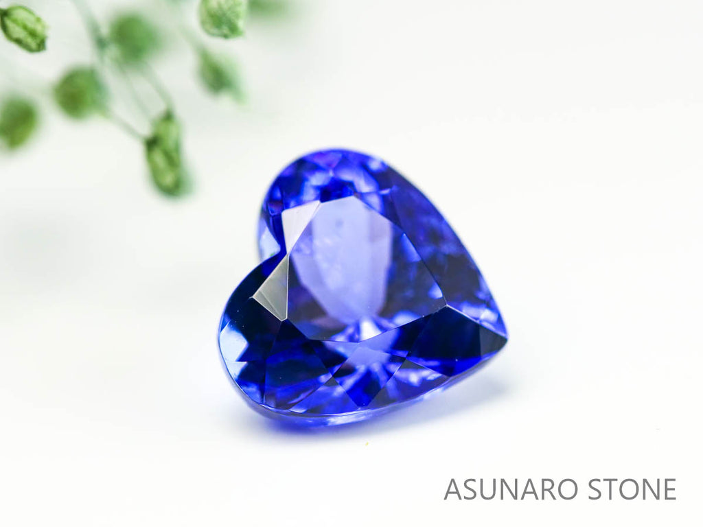 タンザナイト　ハートカット　タンザニア産　日独　3.02ct【230721-1782】