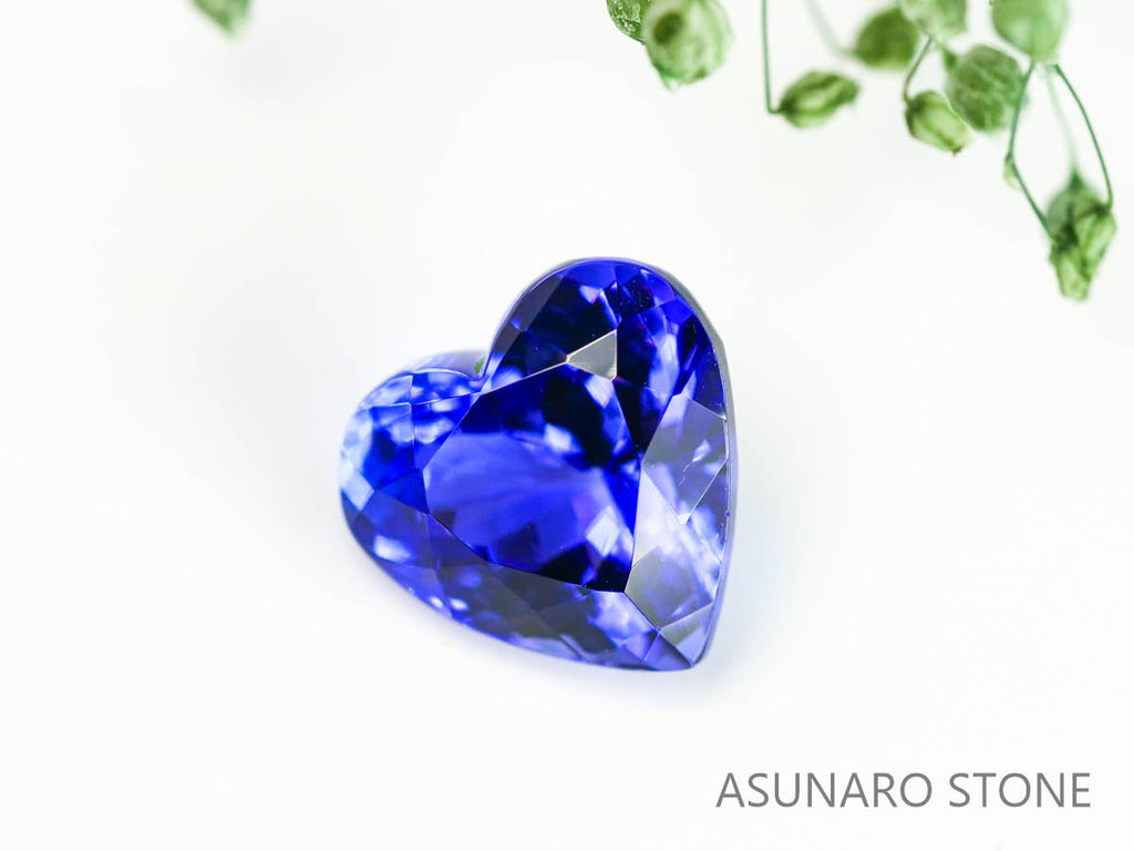 タンザナイト　ハートカット　タンザニア産　日独　3.02ct【230721-1782】