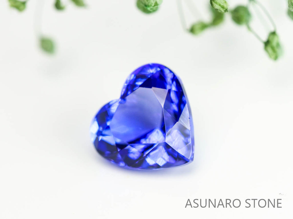 タンザナイト　ハートカット　タンザニア産　日独　3.02ct【230721-1782】