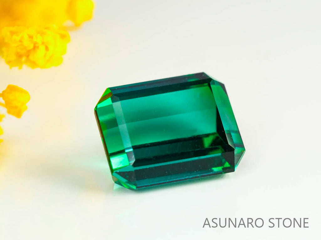 ラグーントルマリン 　エメラルドカット 　アフガニスタン産  4.09ct　【230802-1783】