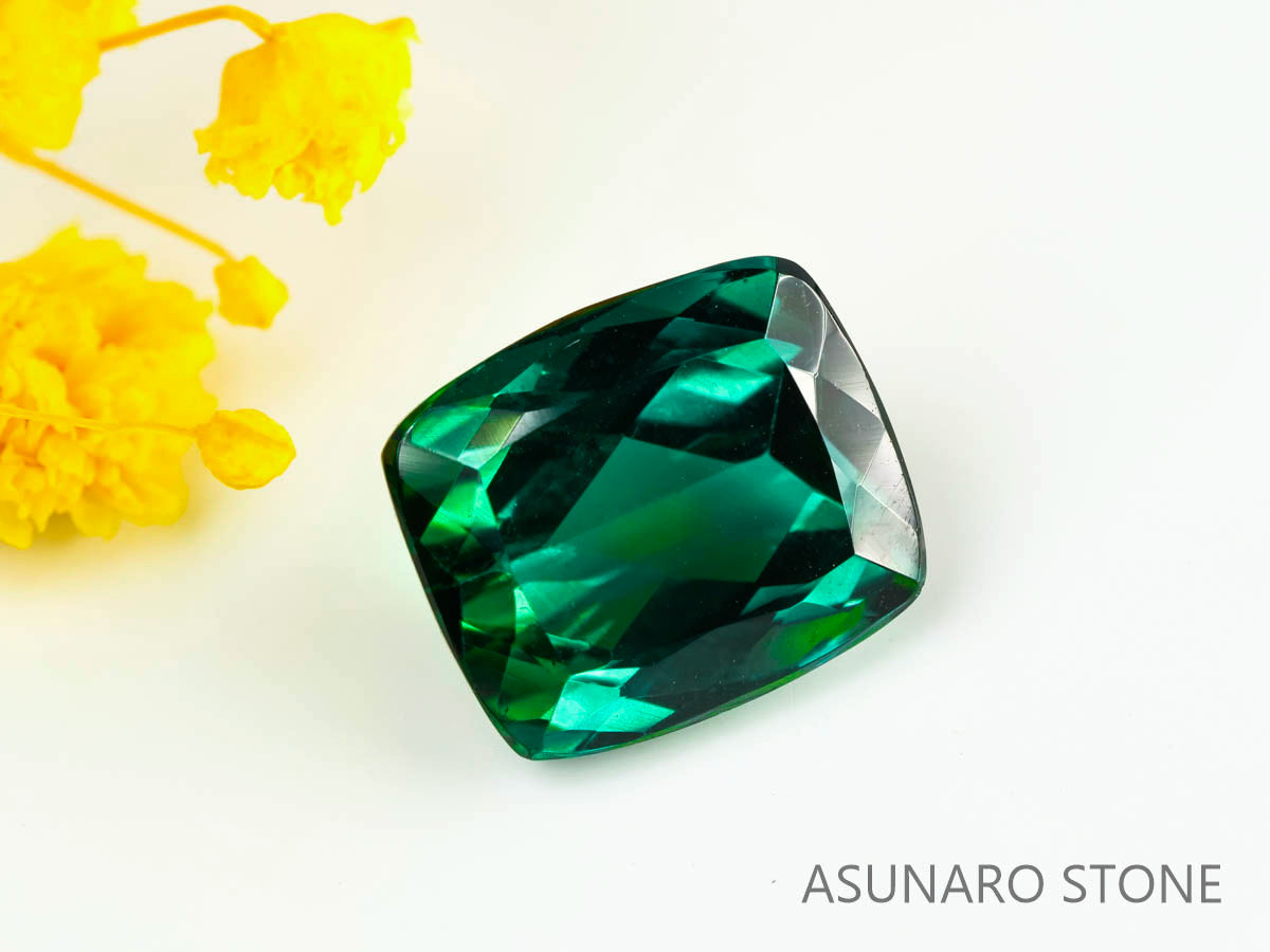 ラグーントルマリン 　クッションカット 　アフガニスタン産  4.48ct　【230802-1784】