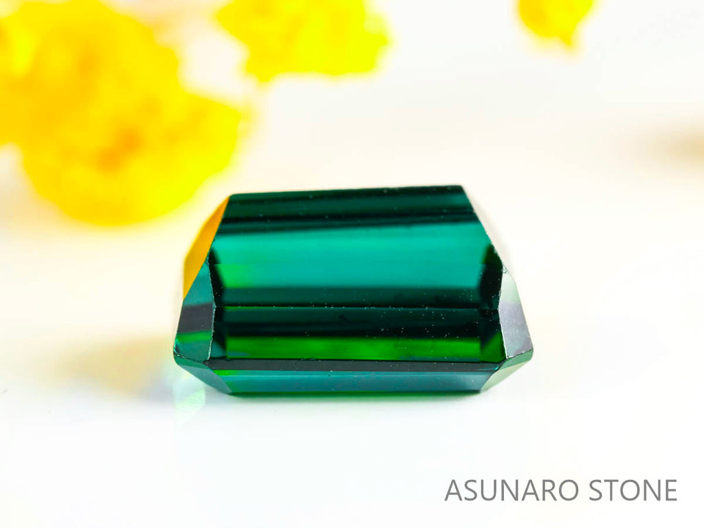 ラグーントルマリン 　エメラルドカット 　アフガニスタン産  3.46ct　【230802-1785】