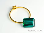 ラグーントルマリン 　エメラルドカット 　アフガニスタン産  3.46ct　【230802-1785】