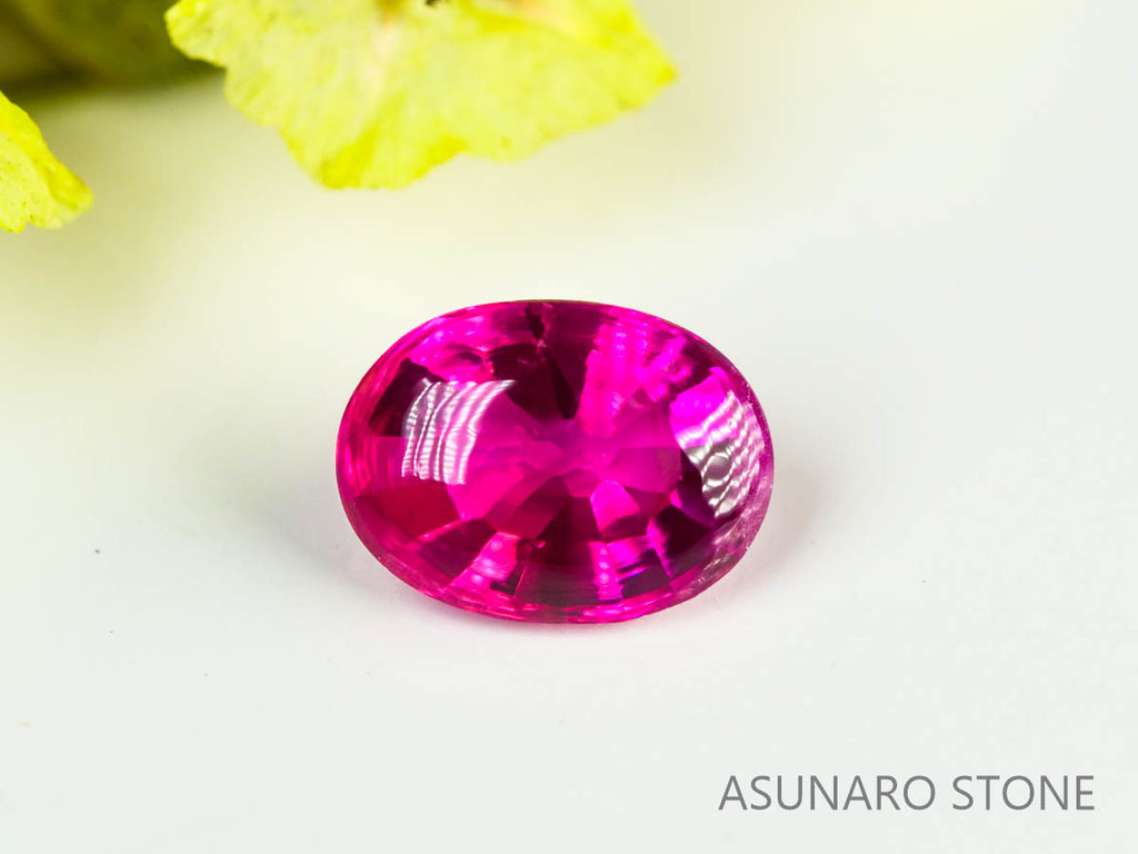 ピジョンブラッドルビー　バフトップカット　 タイ産　0.25ct　鑑別書付き  【230815-229】