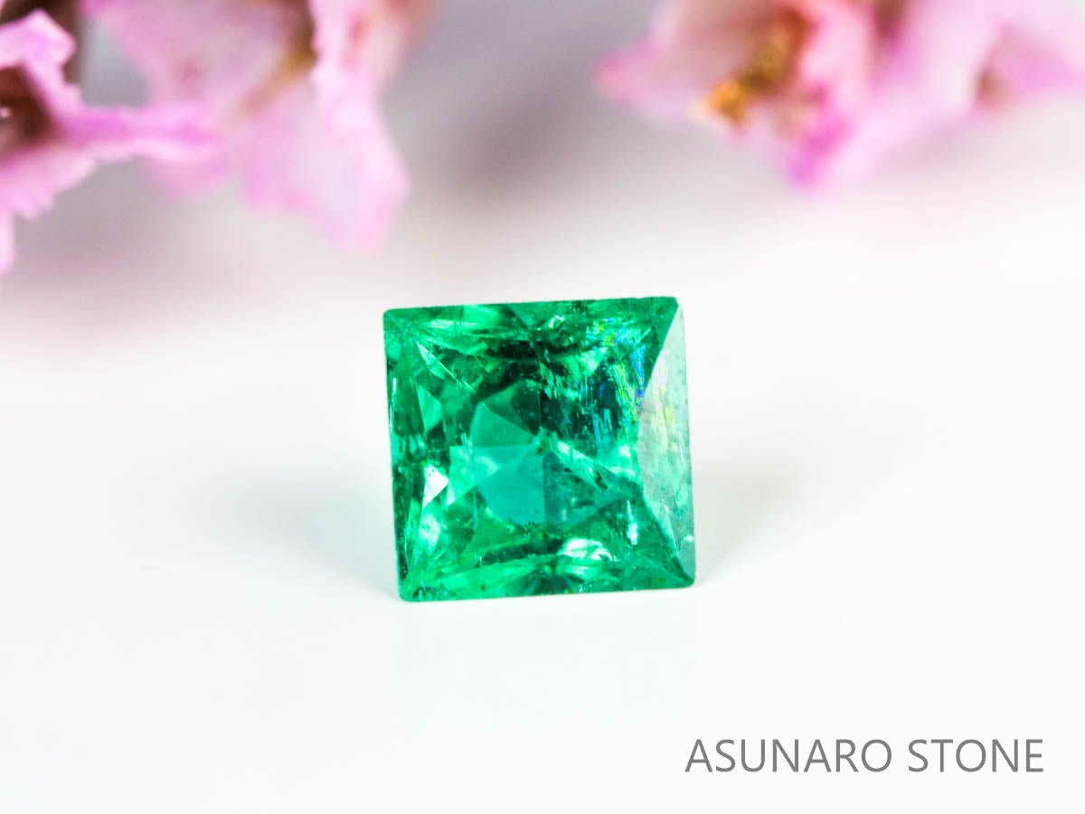 エメラルド　プリンセスカット　コロンビア産　0.16ct【230906-1825】No