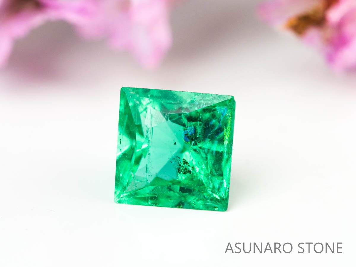 エメラルド　プリンセスカット　コロンビア産　0.16ct【230906-1825】No