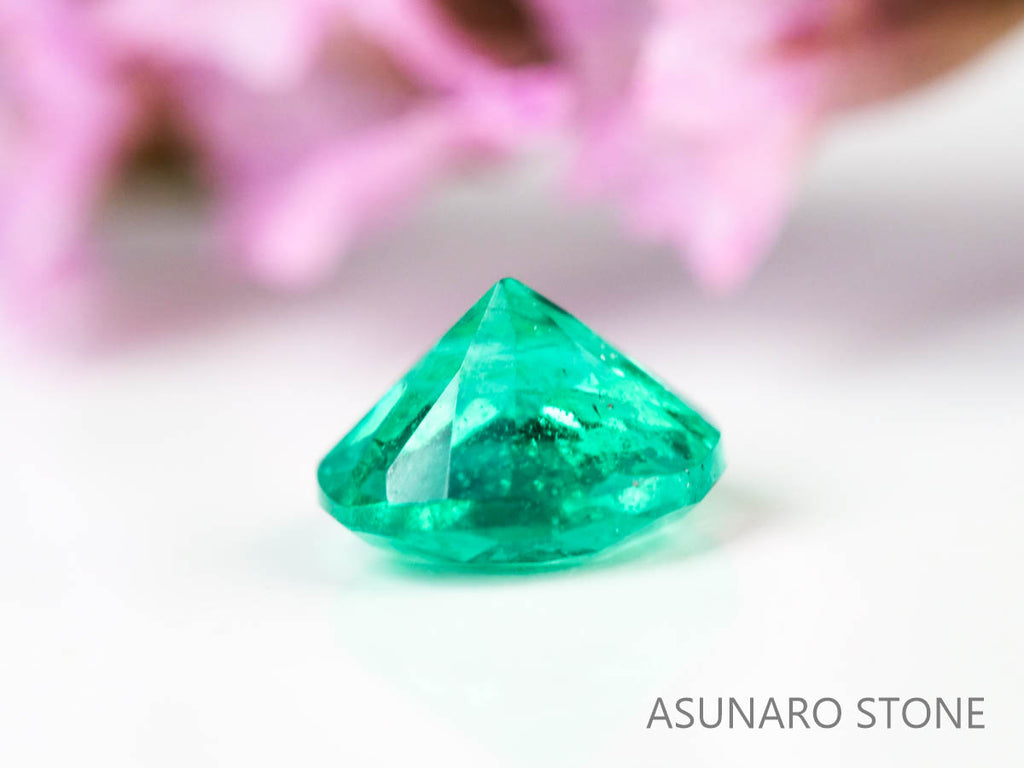 エメラルド　ラウンドカット　コロンビア産　0.17ct【230906-1833】