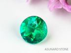 エメラルド　ラウンドカット　コロンビア産　0.15ct【230906-1841】