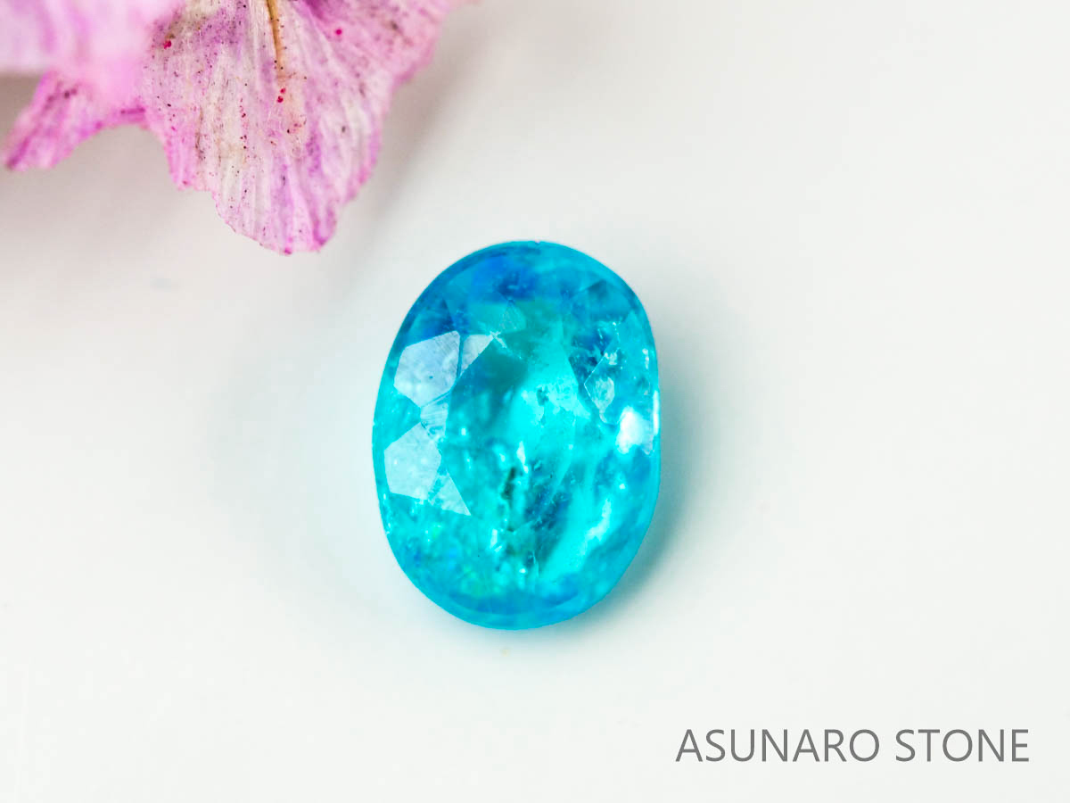 パライバトルマリン　オーバルカット 　ブラジル産　0.08ct 　  【230816-1866】