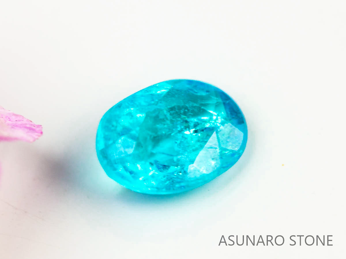 パライバトルマリン　オーバルカット 　ブラジル産　0.08ct 　  【230816-1866】