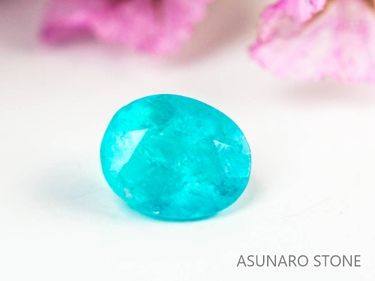 パライバトルマリン　オーバルカット 　ブラジル産　0.10ct 　  【230816-1867】