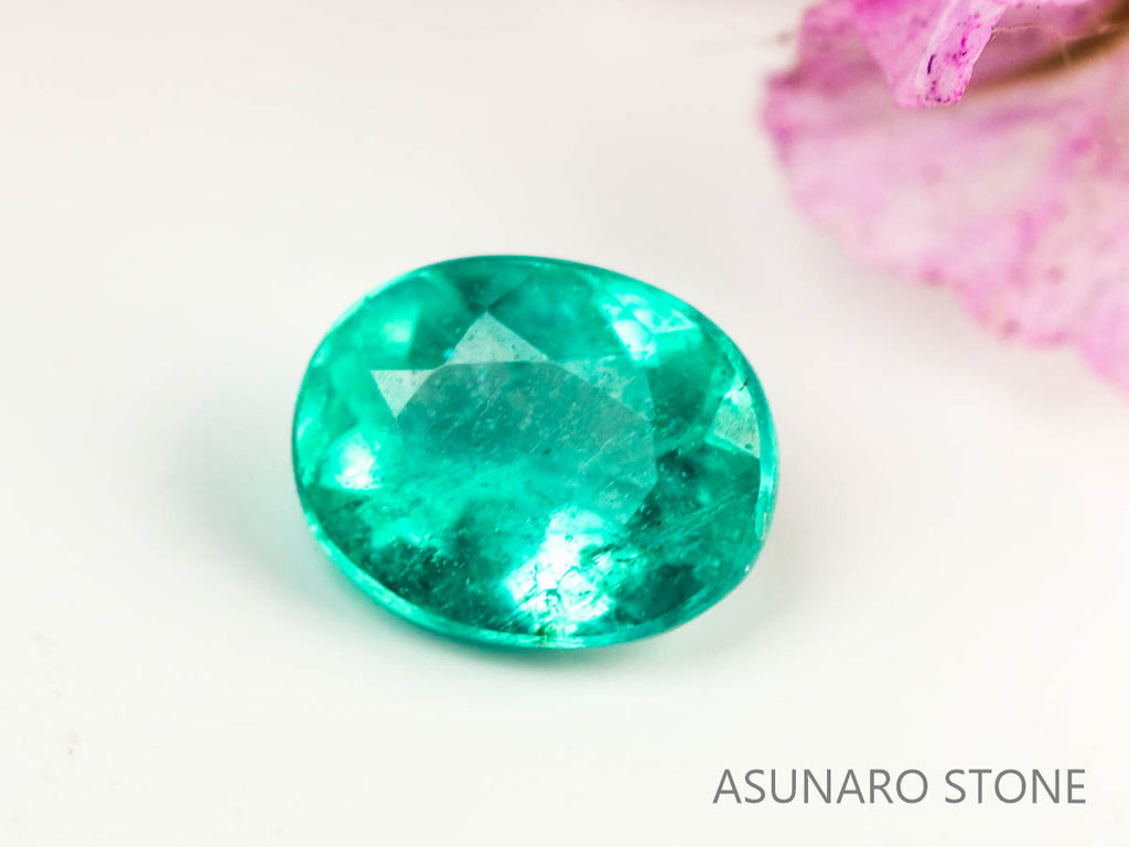 パライバトルマリン　オーバルカット 　ブラジル産　0.09ct 　  【230816-1868】