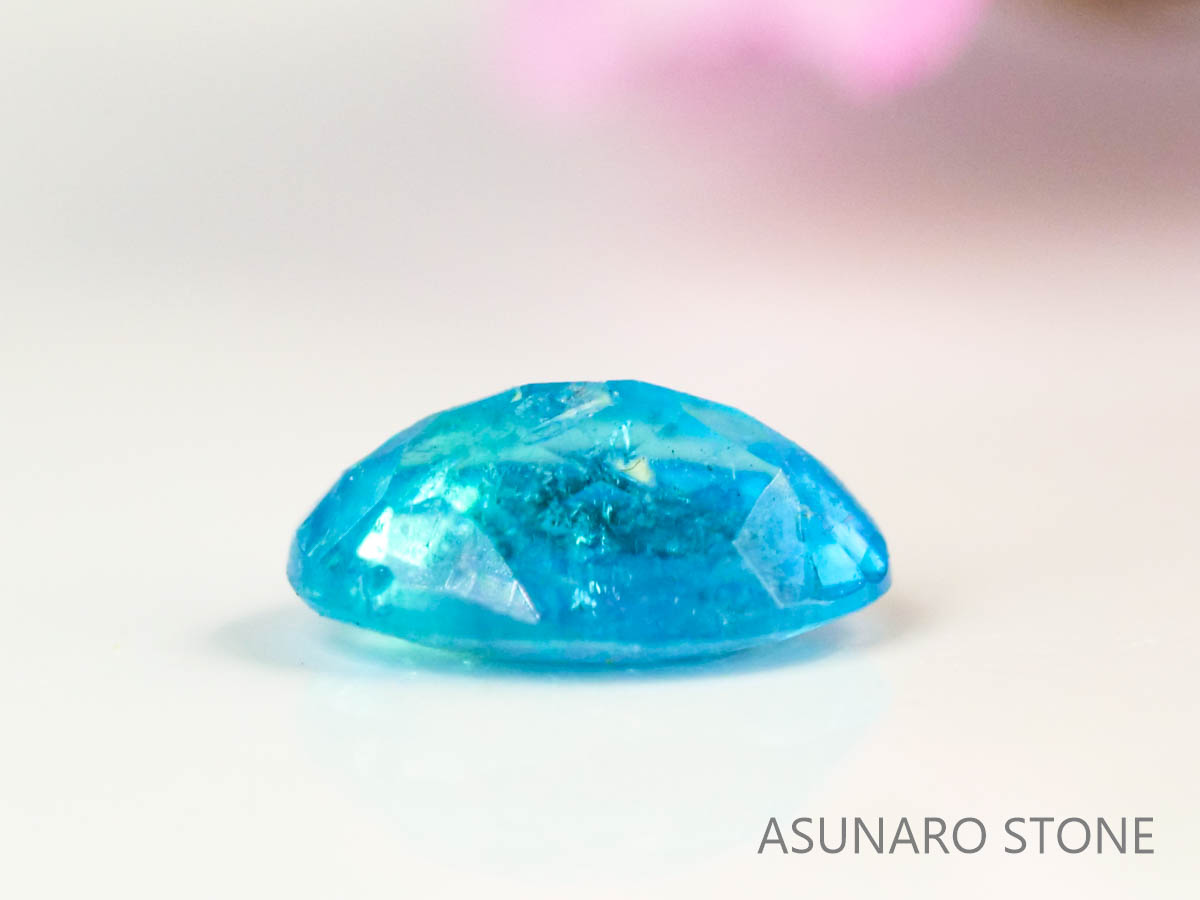 パライバトルマリン　オーバルカット 　ブラジル産　0.08ct 　  【230816-1869】