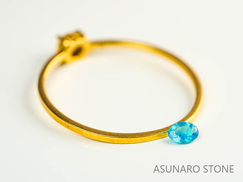 パライバトルマリン　オーバルカット 　ブラジル産　0.08ct 　  【230816-1869】