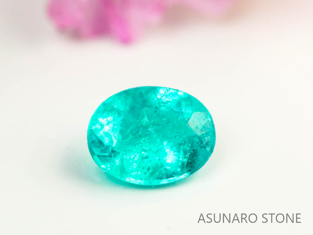 パライバトルマリン　オーバルカット 　ブラジル産　0.07ct 　  【230816-1870】