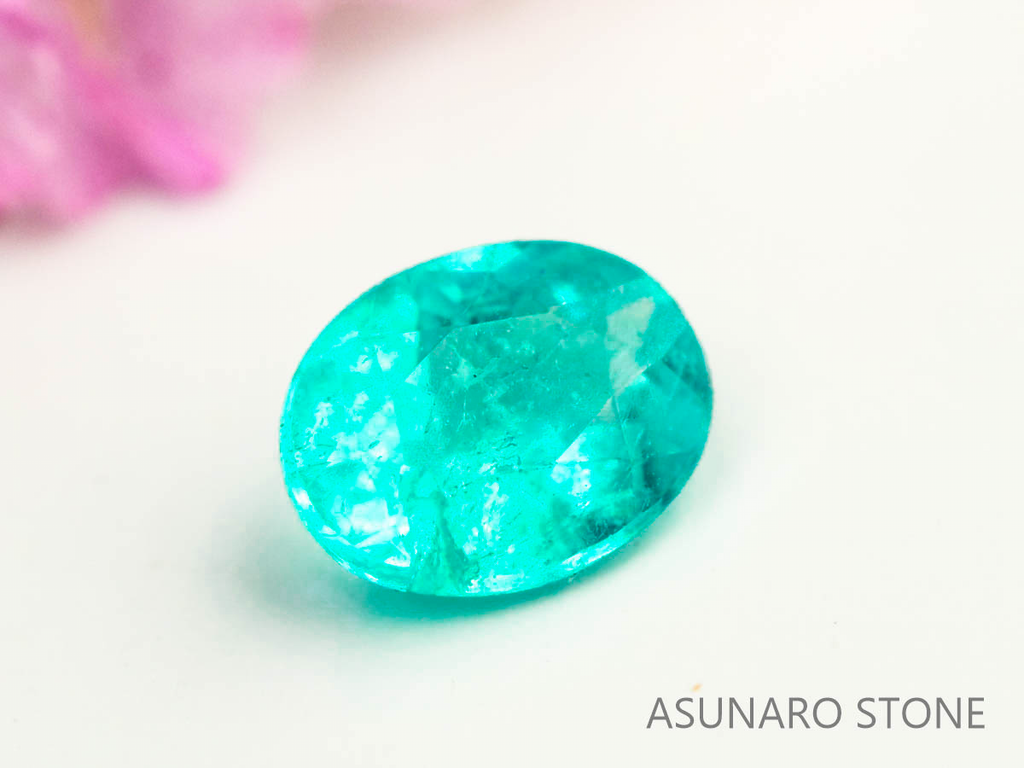 パライバトルマリン　オーバルカット 　ブラジル産　0.07ct 　  【230816-1870】