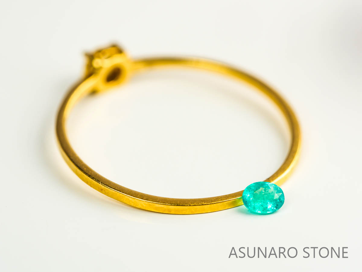 パライバトルマリン　オーバルカット 　ブラジル産　0.07ct 　  【230816-1870】