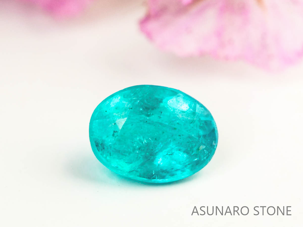 パライバトルマリン　オーバルカット 　ブラジル産　0.09ct 　  【230816-1871】