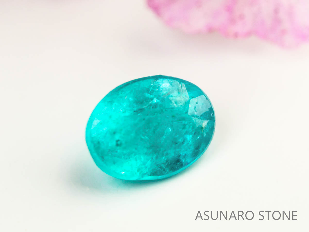 パライバトルマリン　オーバルカット 　ブラジル産　0.09ct 　  【230816-1871】