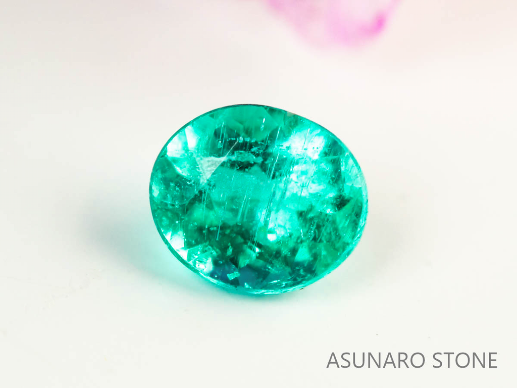 パライバトルマリン　オーバルカット 　ブラジル産　0.06ct 　  【230816-1872】