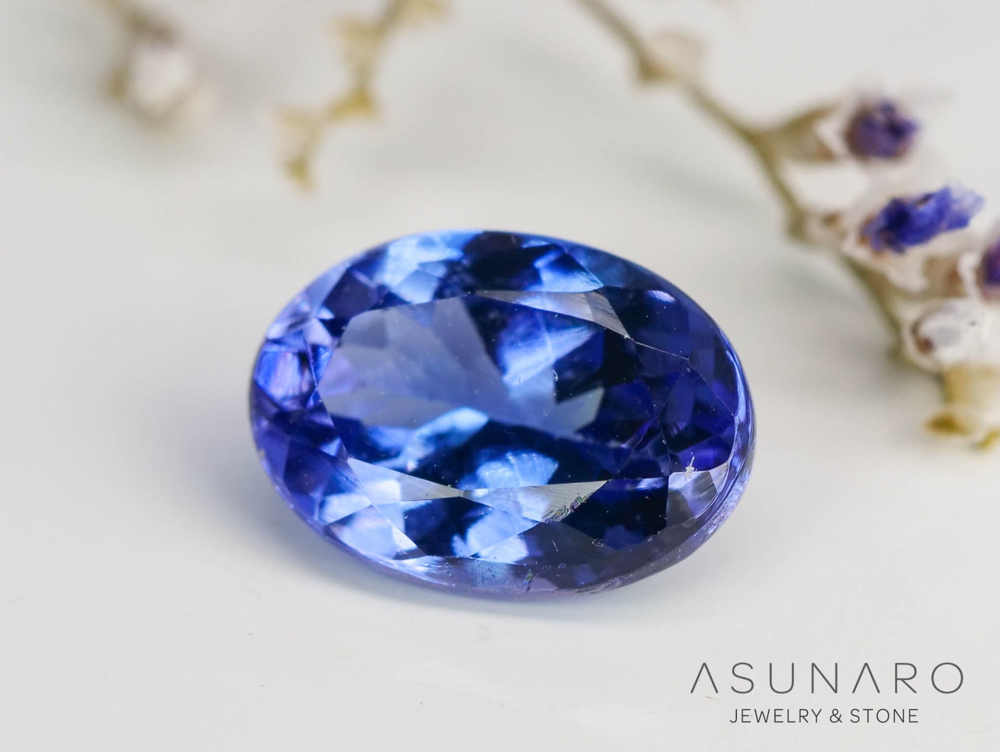 パーティーカラータンザナイト　オーバルカット　タンザニア産　1.00ct【240115-1989】