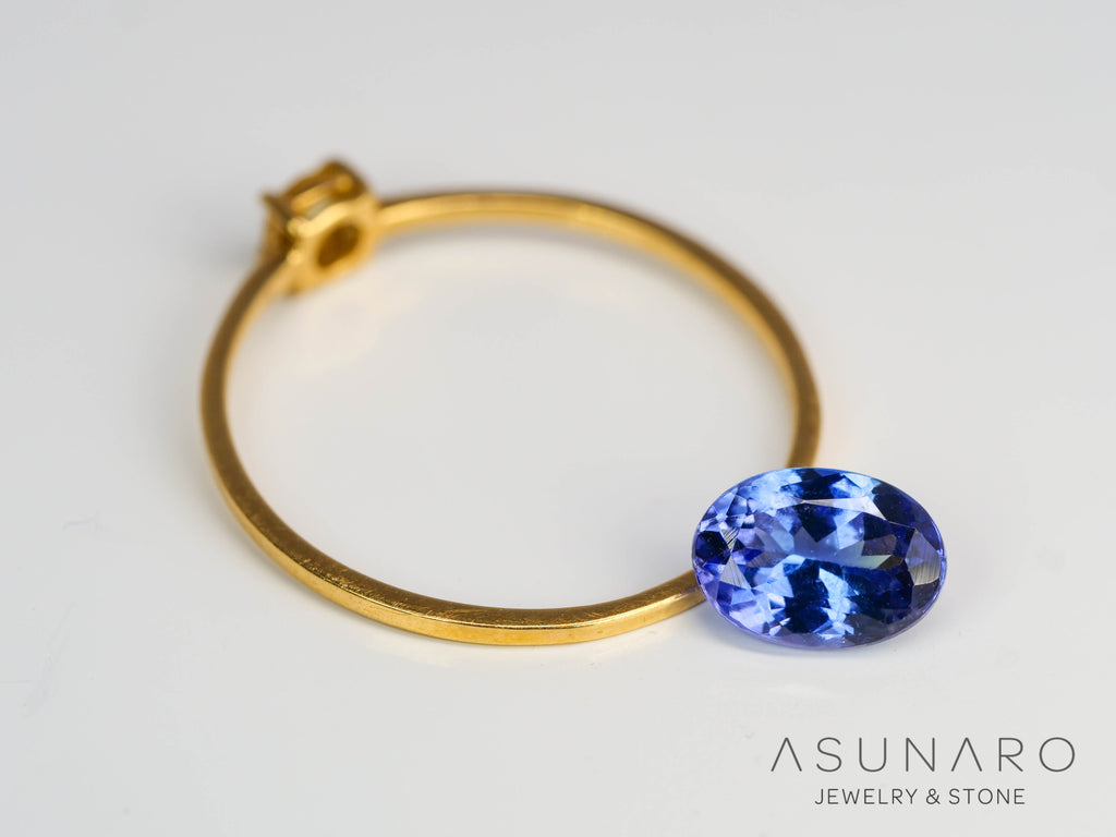 パーティーカラータンザナイト　オーバルカット　タンザニア産　1.00ct【240115-1989】